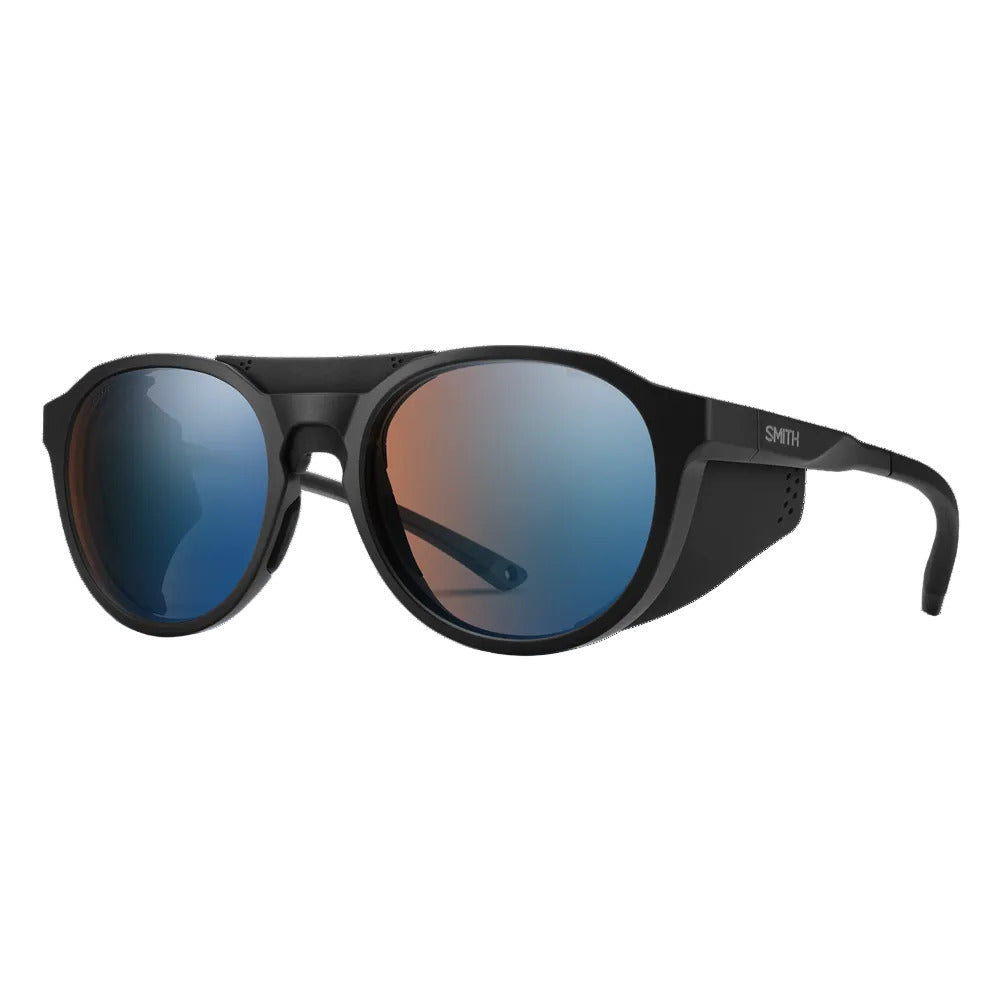Smith Venture - Matte Black ChromaPop Glacier Photochromic Copper Blue Mirror VLT 7 - 45%