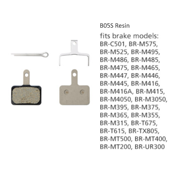 Shimano BR-M446 Disc Brake Pads B05S Resin 1 Pair