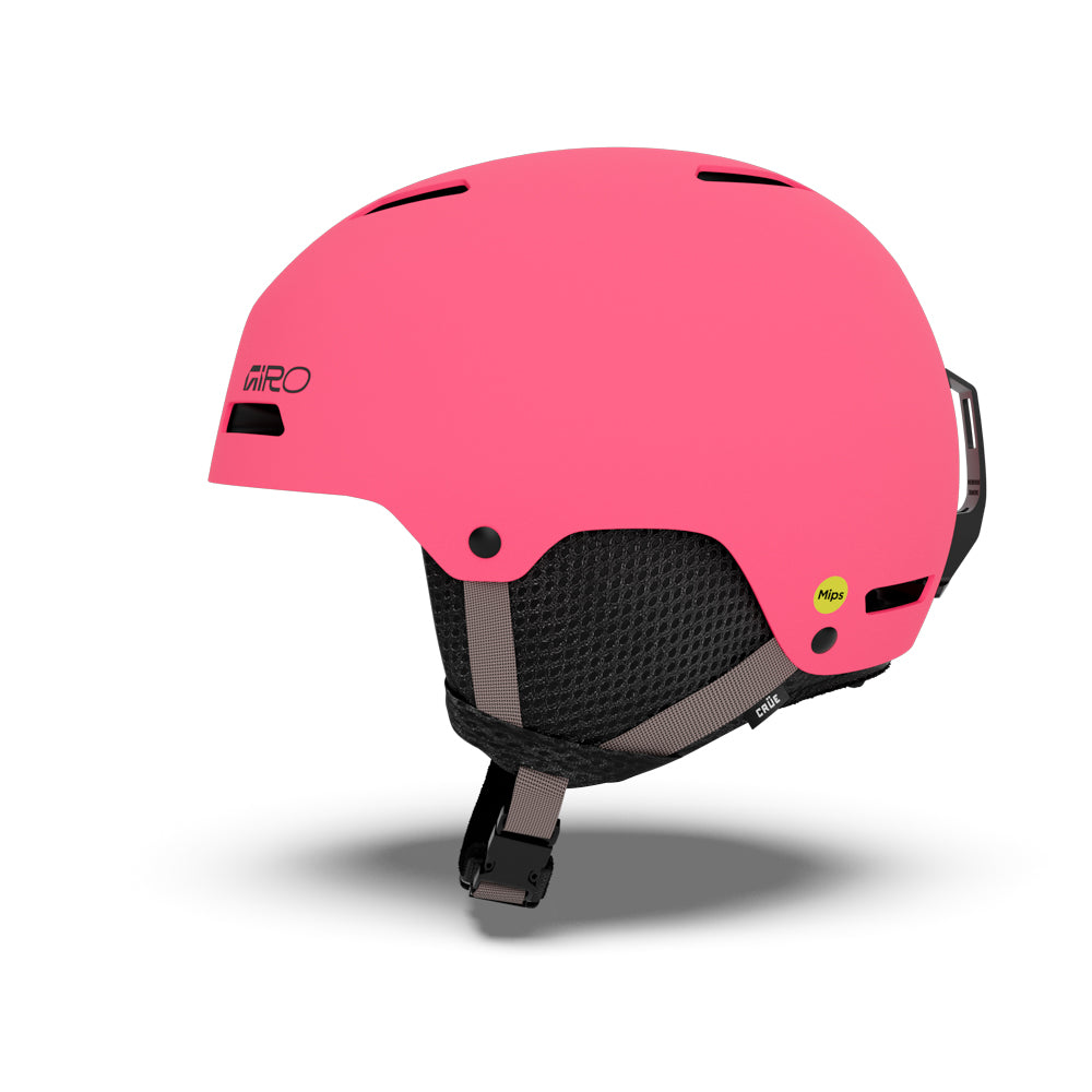 Giro Crue MIPS Snow Helmet - Matte Neon Pink