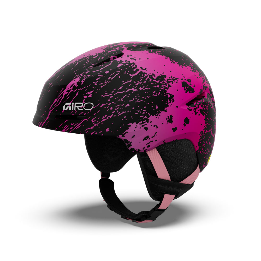 Giro Spur MIPS Youth Snow Helmet - Matte  Neon Pink Surge