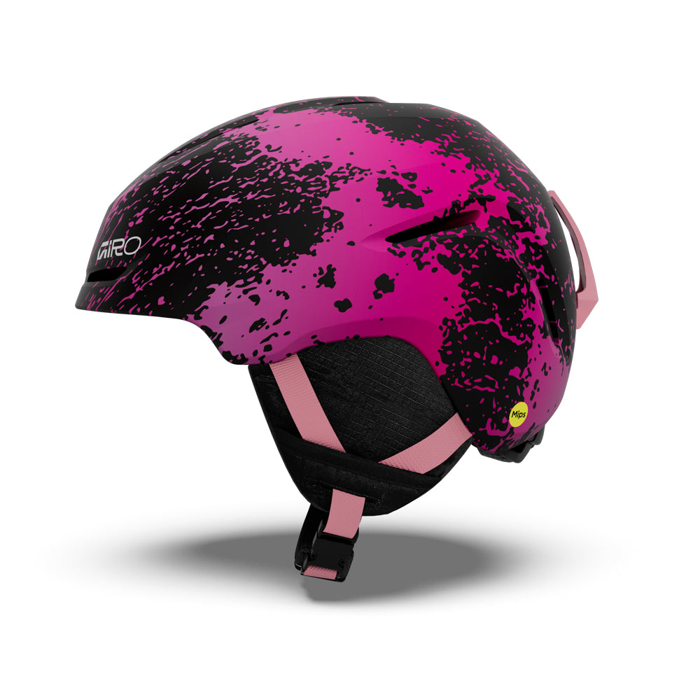 Giro Spur MIPS Youth Snow Helmet - Matte  Neon Pink Surge