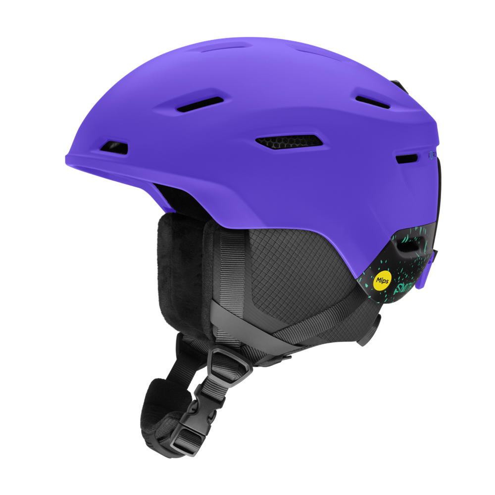 Smith Descend MIPS Snow Helmet - Matte Ultraviolet / Emerald City