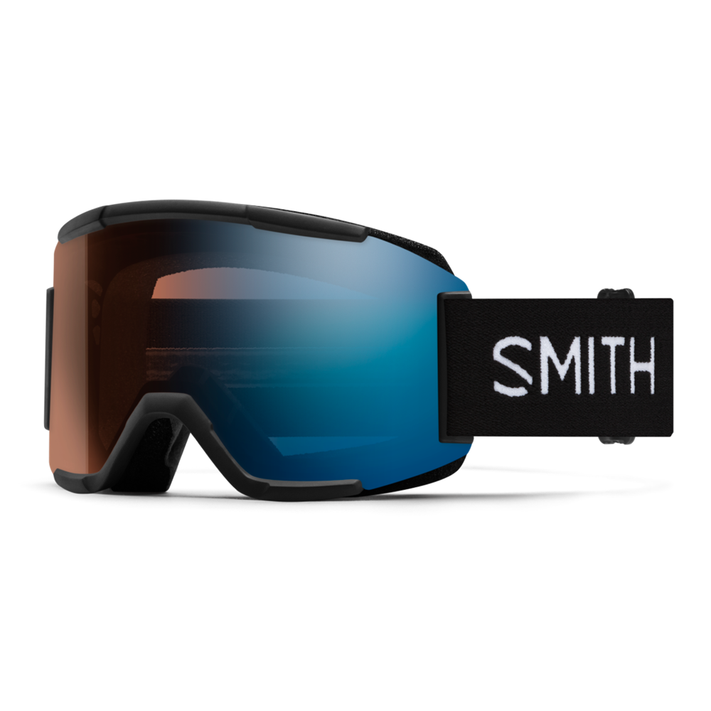 Smith Squad - Black ChromaPop Pro Photochromic Blue Mirror /Extra Lens Not Included