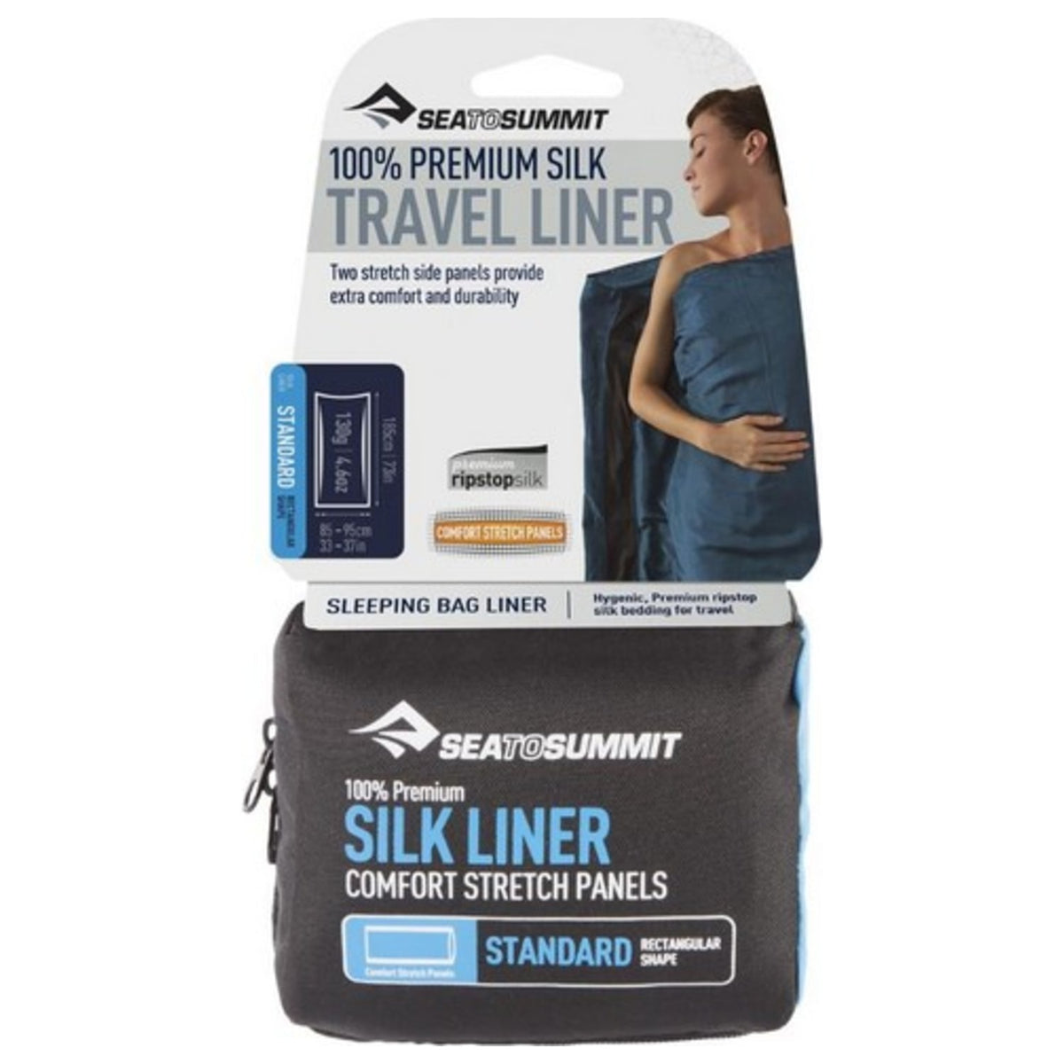 Sea to Summit Silk Liner With Stretch Panel Standard